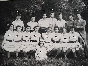 COLO LA PEYROUSE 195X 030 MARMITONS MONITRICES FETE DE FIN DE CONTIGENT 1952